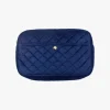 Velvet Beauty Bag Midnight Blue Large
