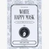 White Happy Mask